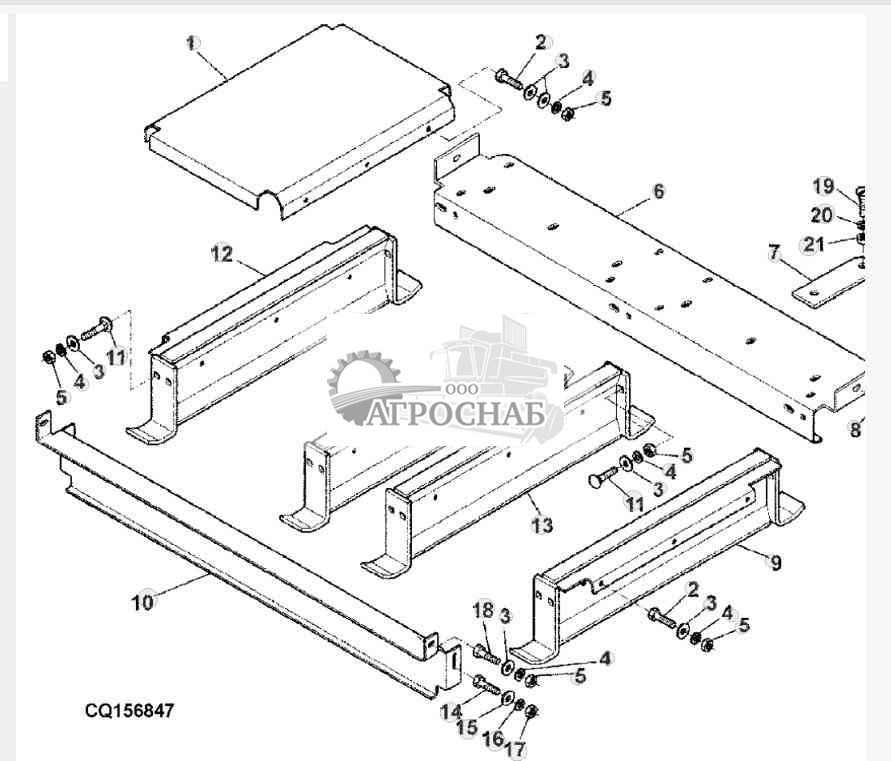 Направляющая цепи транспортера 